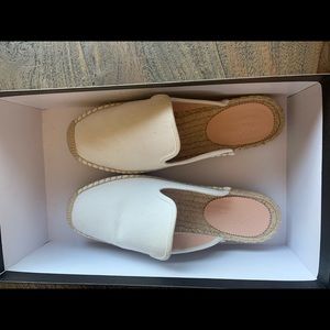 NEW! J Crew ivory canvas espadrilles -NEW!